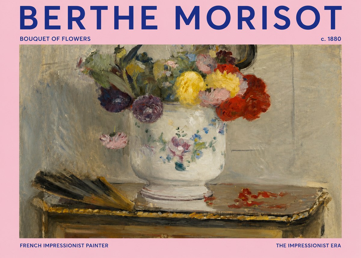 Berthe Morisot Bouquet of Flowers No2 - Juliste