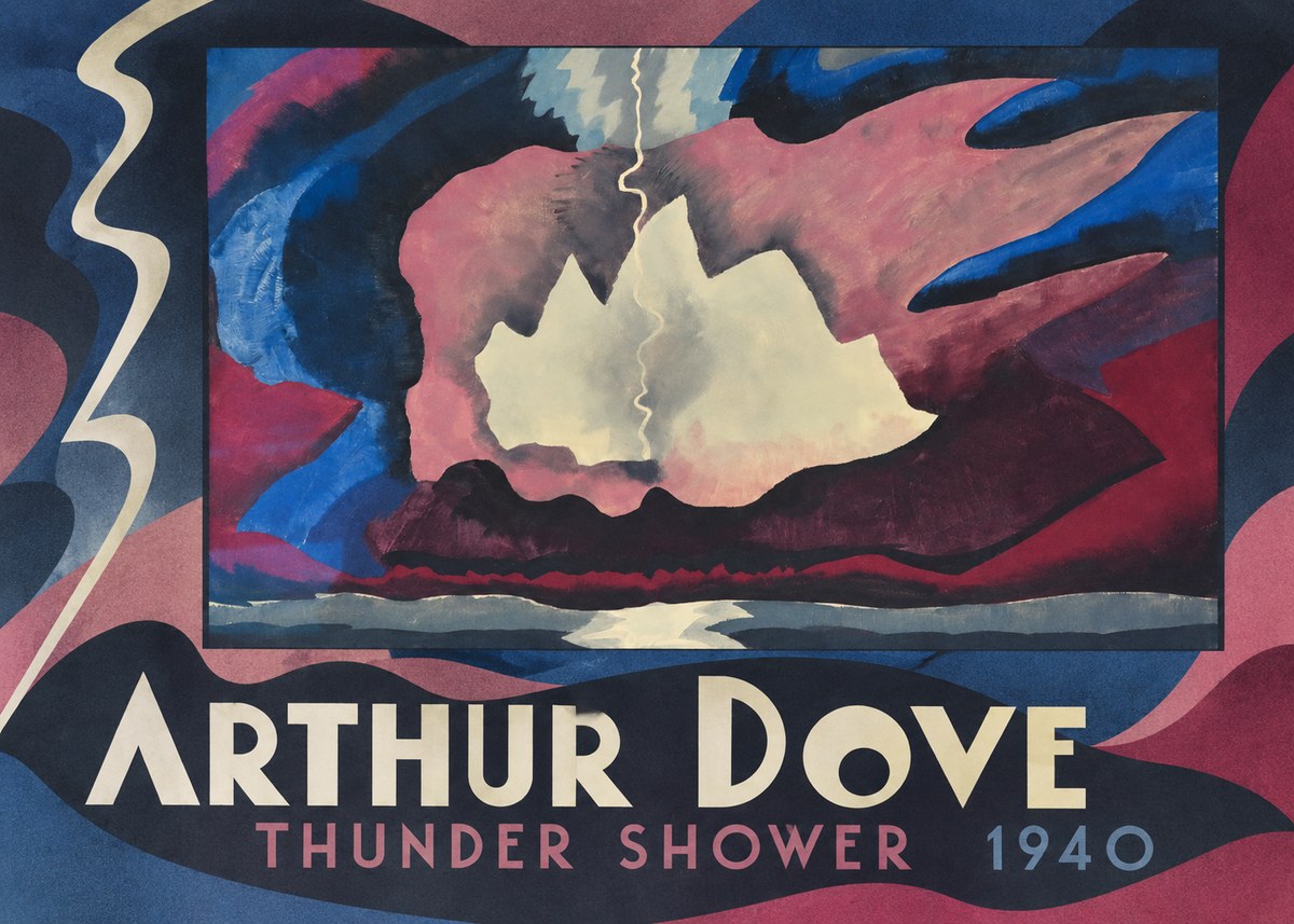 Arthur Dove Thunder Shower No2 - Juliste