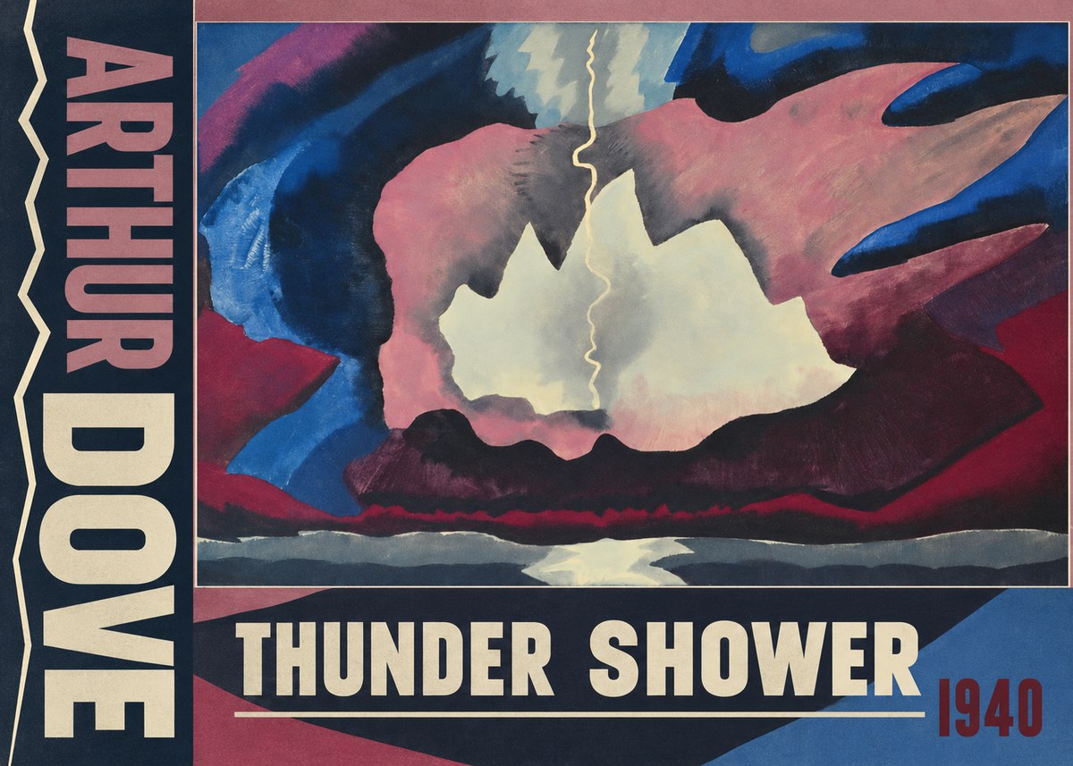 Arthur Dove Thunder Shower No3 - Juliste