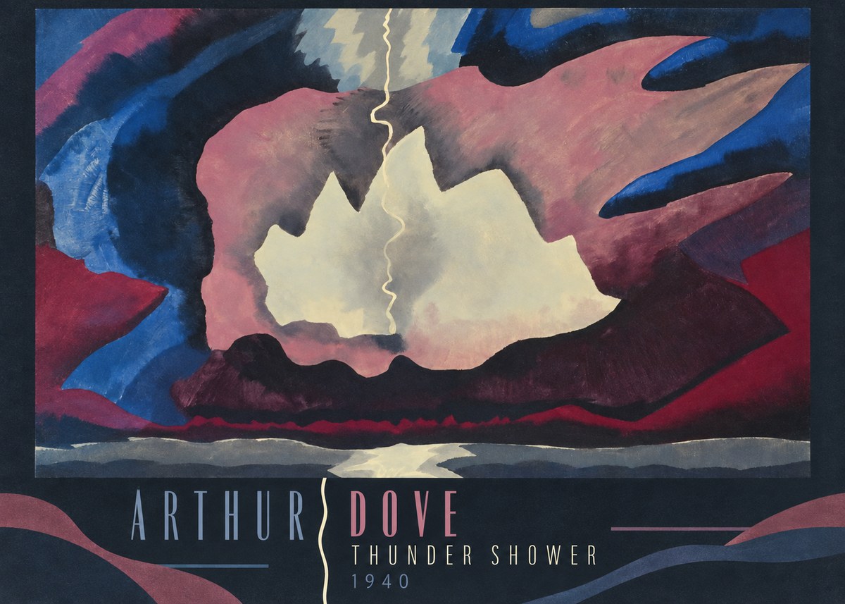 Arthur Dove Thunder Shower No5 - Juliste