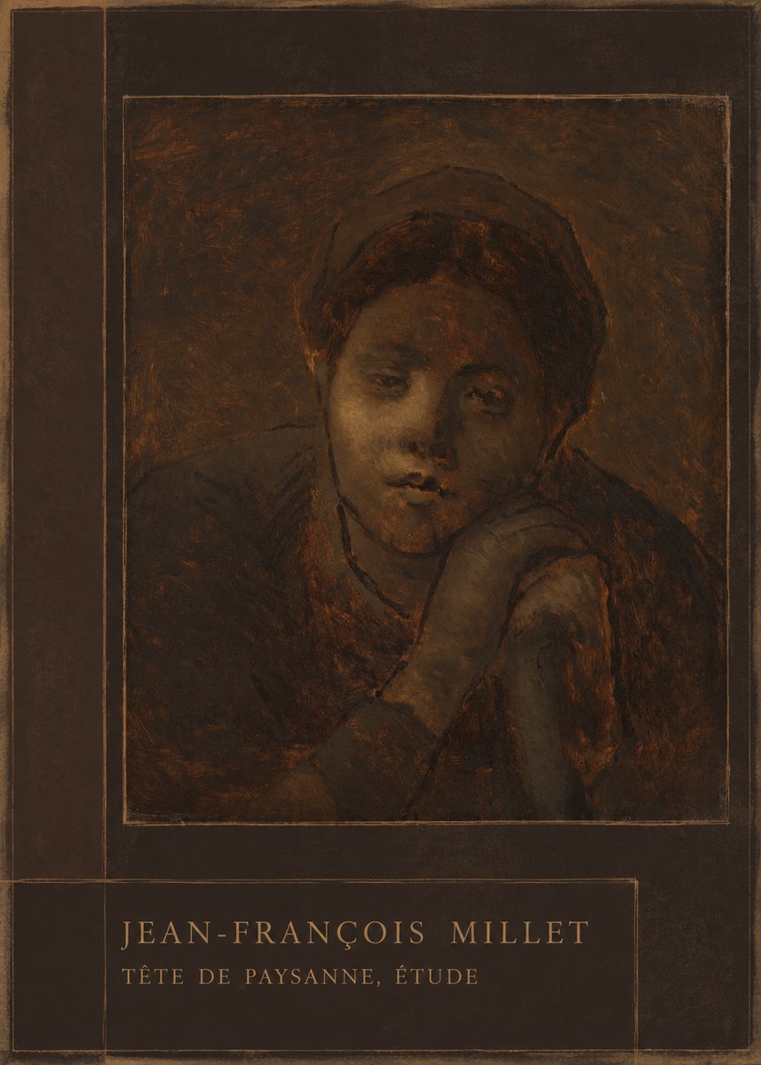 Jean-François Millet Tête De Paysanne, Étude No3 - Juliste