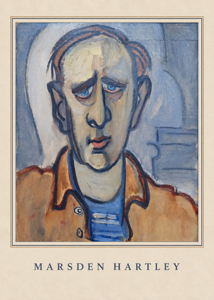 Marsden Hartley Portrait of a German Officer II No4 - Juliste