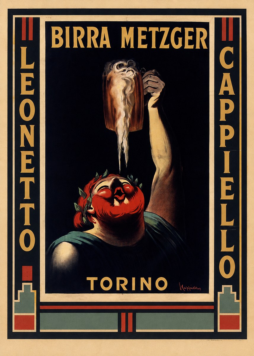 Leonetto Cappiello Birra Metzger No2 - Juliste