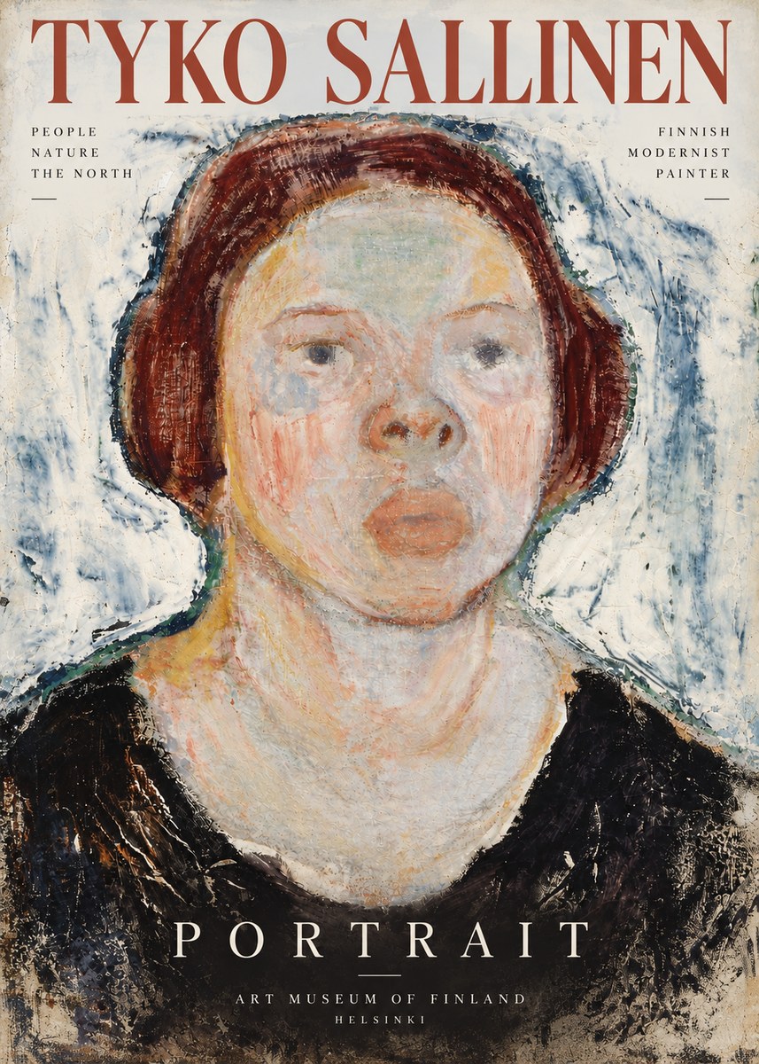 Tyko Sallinen Portrait I No4 - Juliste