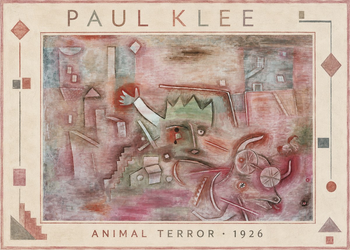 Paul Klee Animal Terror No1 - Juliste