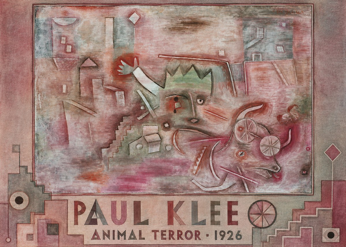 Paul Klee Animal Terror No6 - Juliste