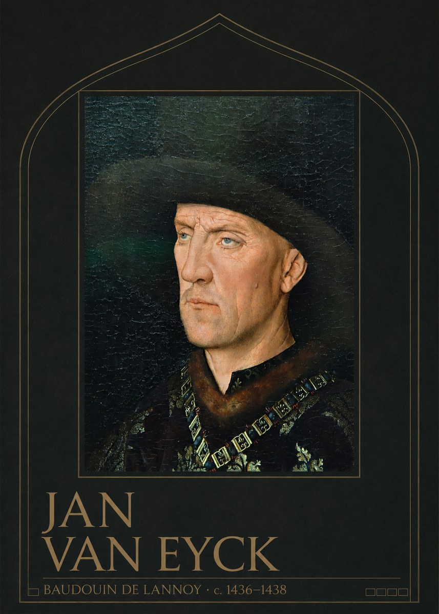 Jan van Eyck Baudouin De Lannoy No6 - Juliste