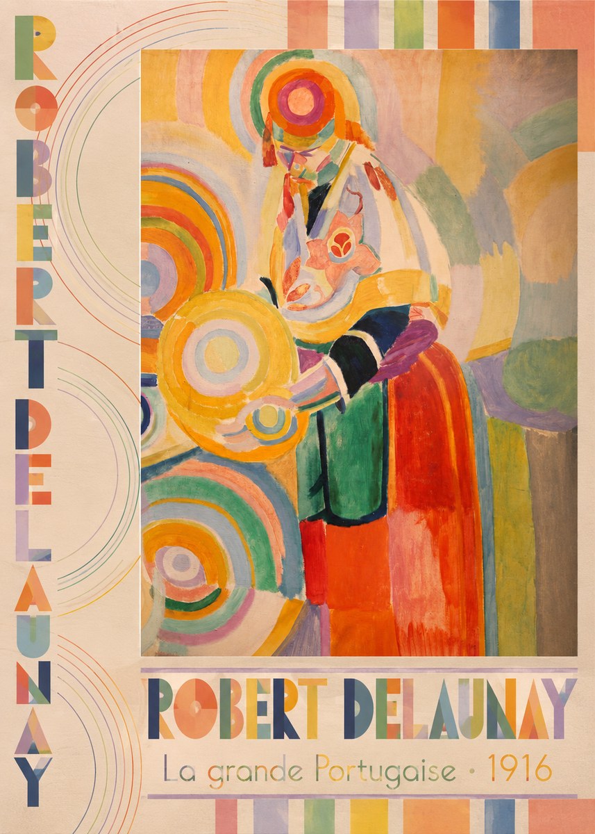 Robert Delaunay La Grande Portugaise II No5 - Juliste