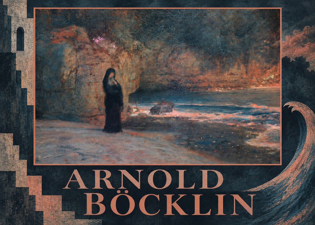 Arnold Böcklin The Lament No6 - Juliste