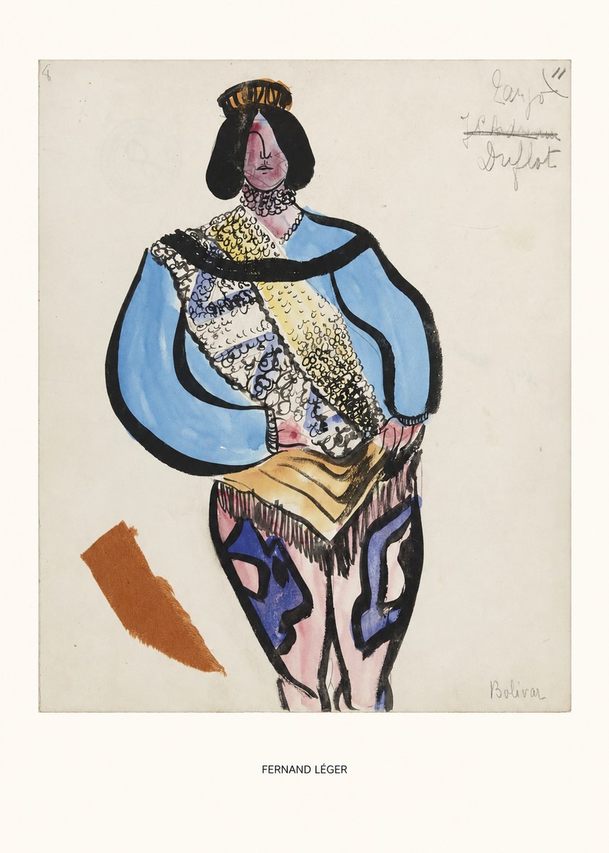 Fernand Léger Bolivar VIII No5 - Juliste