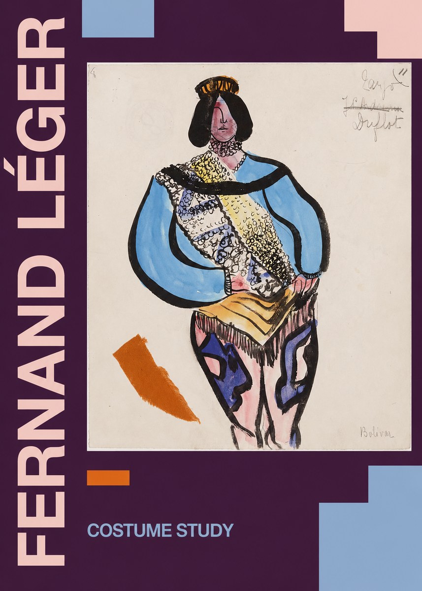 Fernand Léger Bolivar VIII No6 - Juliste