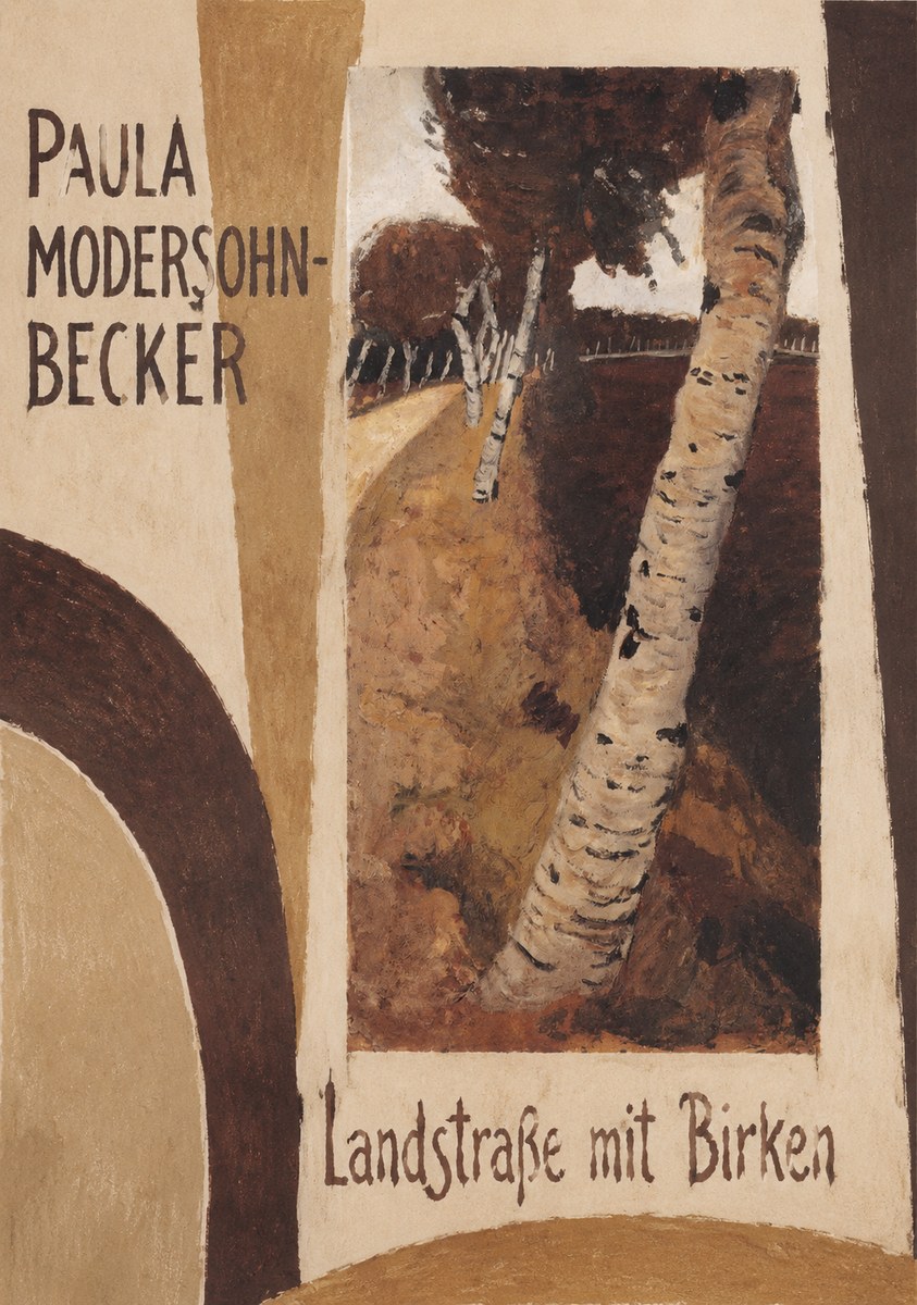 Paula Modersohn-Becker Landstraße Mit Birken No2 - Juliste