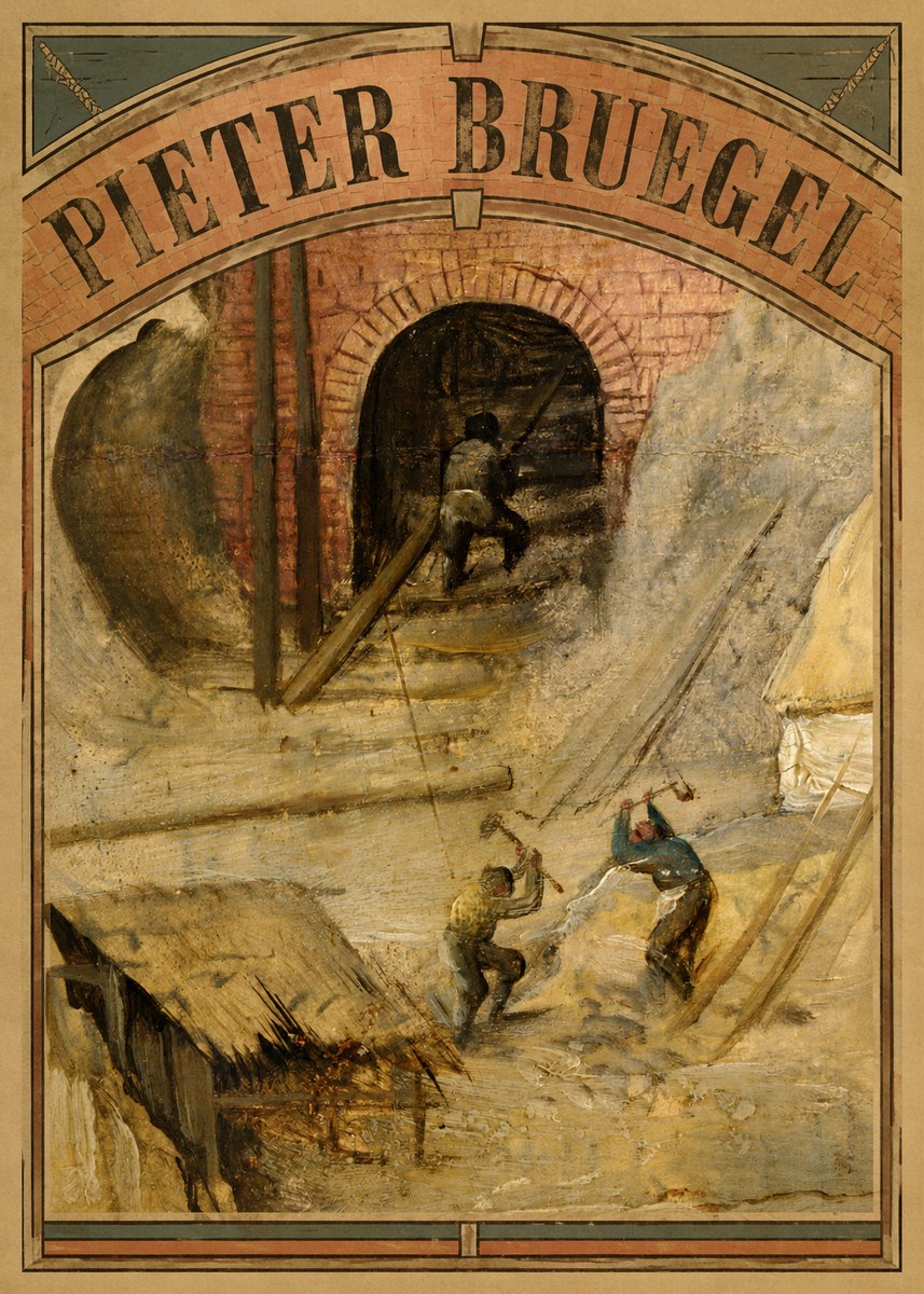 Pieter Bruegel The Miners No6 - Juliste