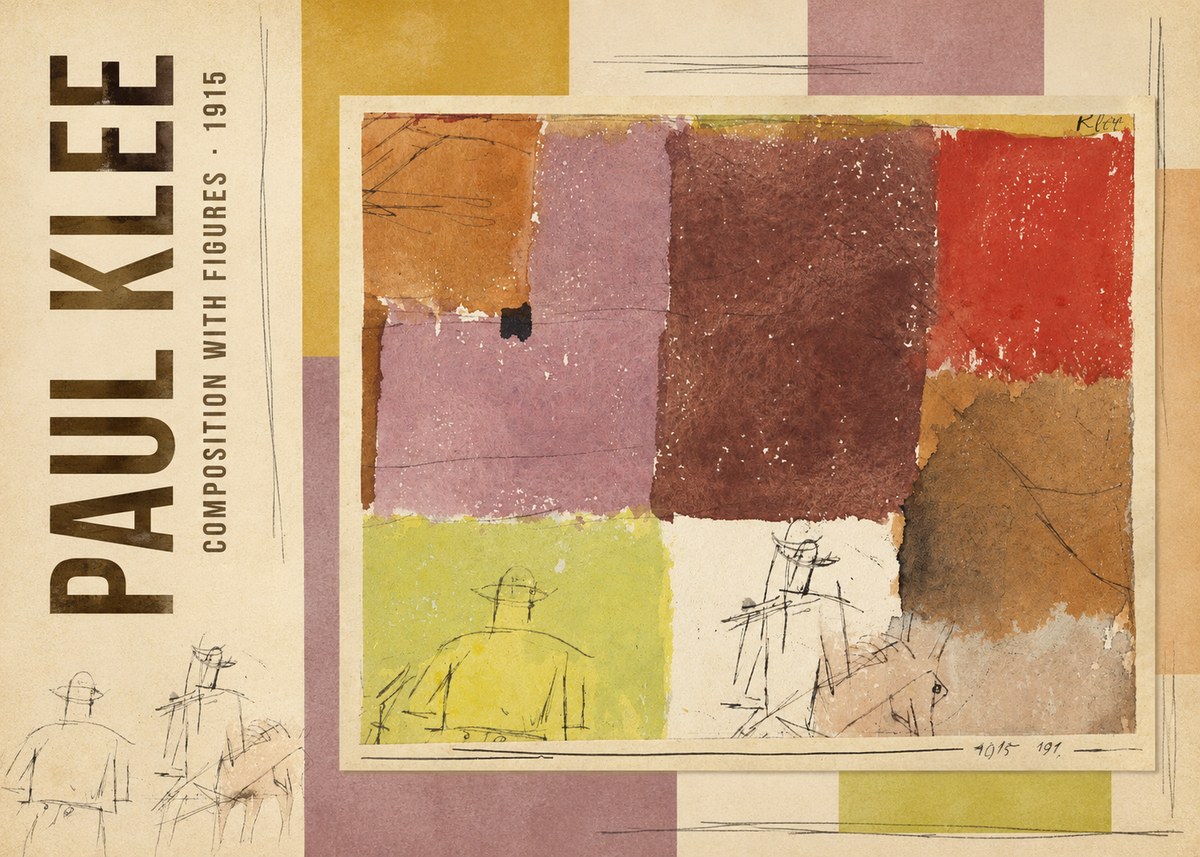 Paul Klee Composition with Figures I No3 - Juliste