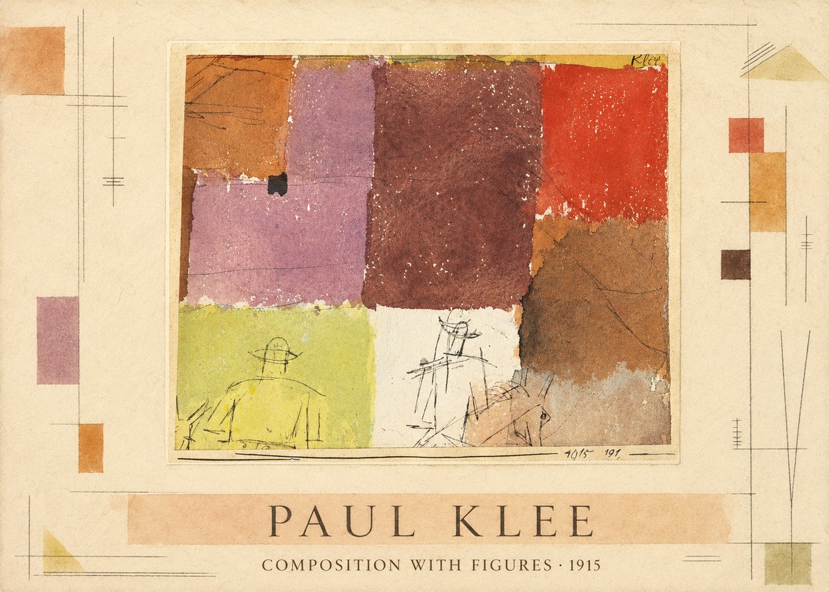 Paul Klee Composition with Figures I No4 - Juliste