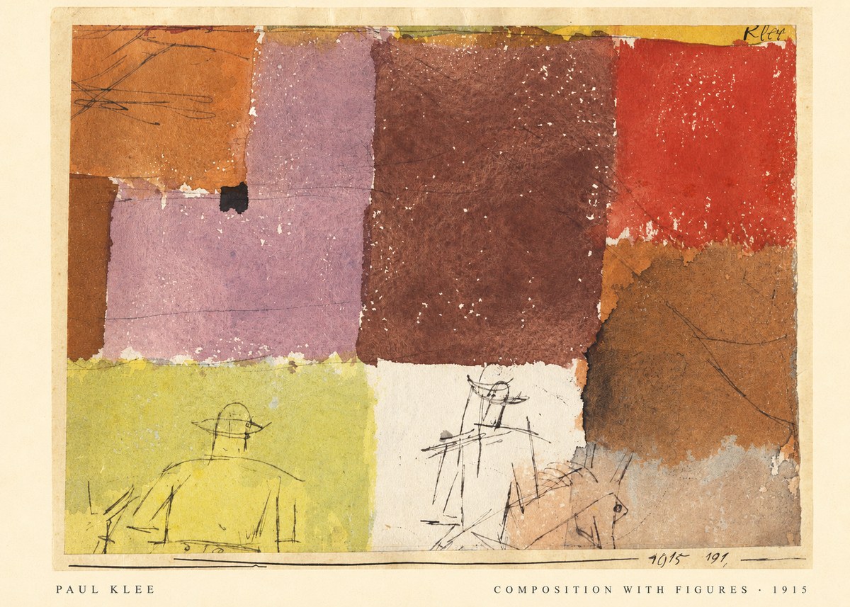 Paul Klee Composition with Figures I No5 - Juliste