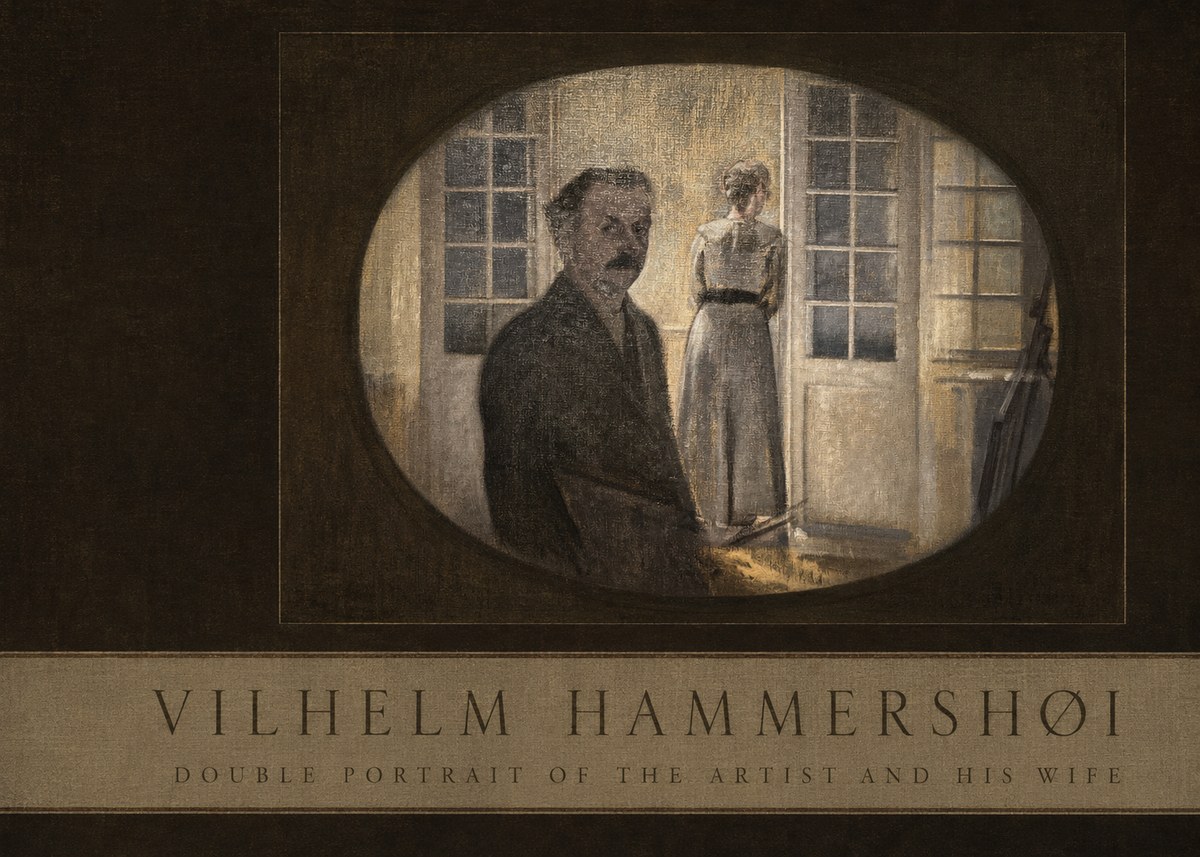 Vilhelm Hammershøi Double Portrait of the Artist and His Wife No5 - Juliste