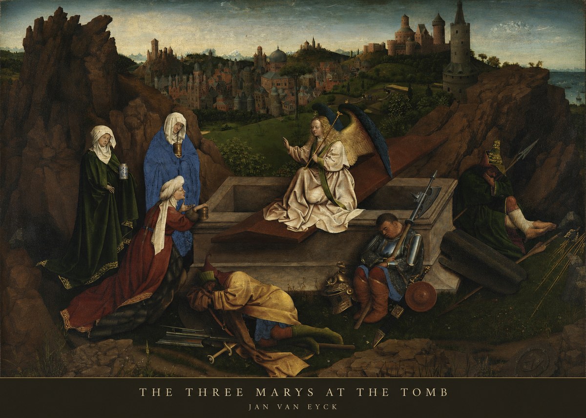 Jan van Eyck The Three Marys at the Tomb No5 - Juliste