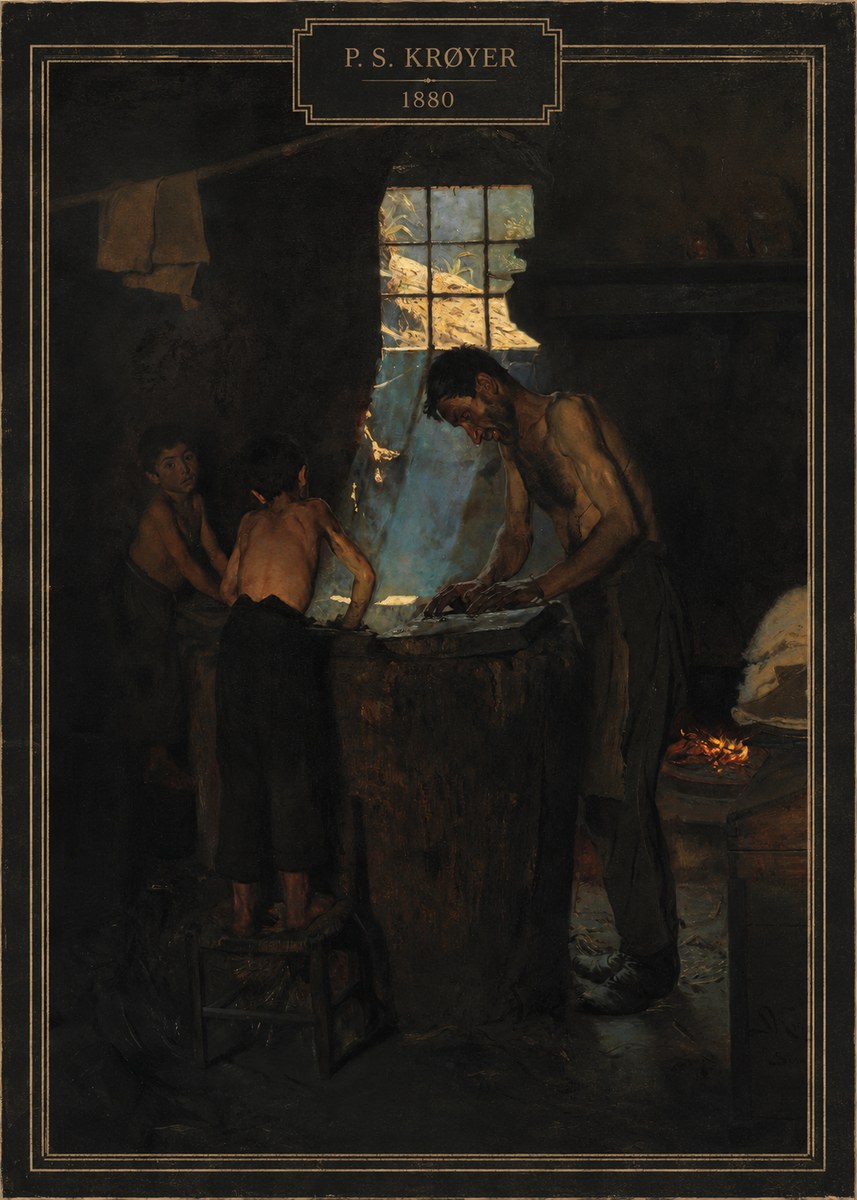 P.S. Krøyer A Forge No3 - Juliste