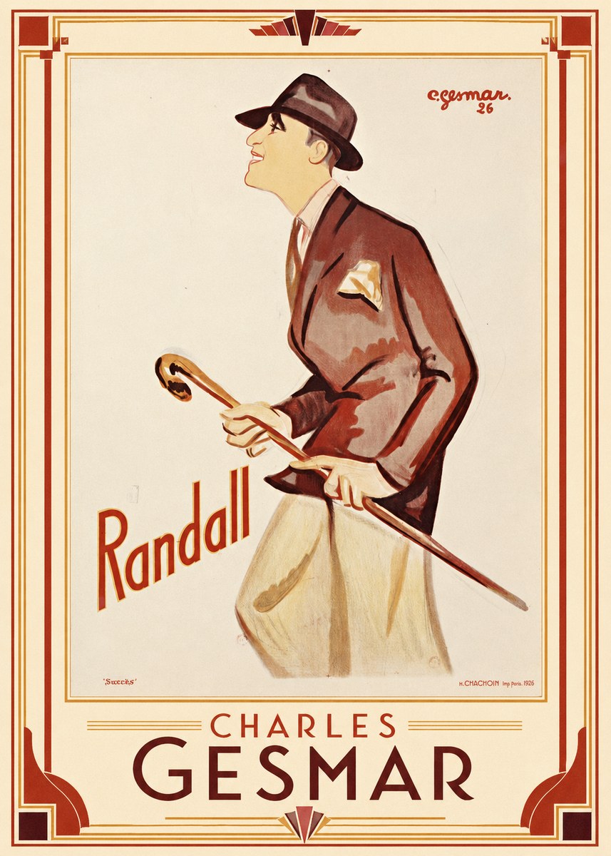 Charles Gesmar Randall II No1 - Juliste