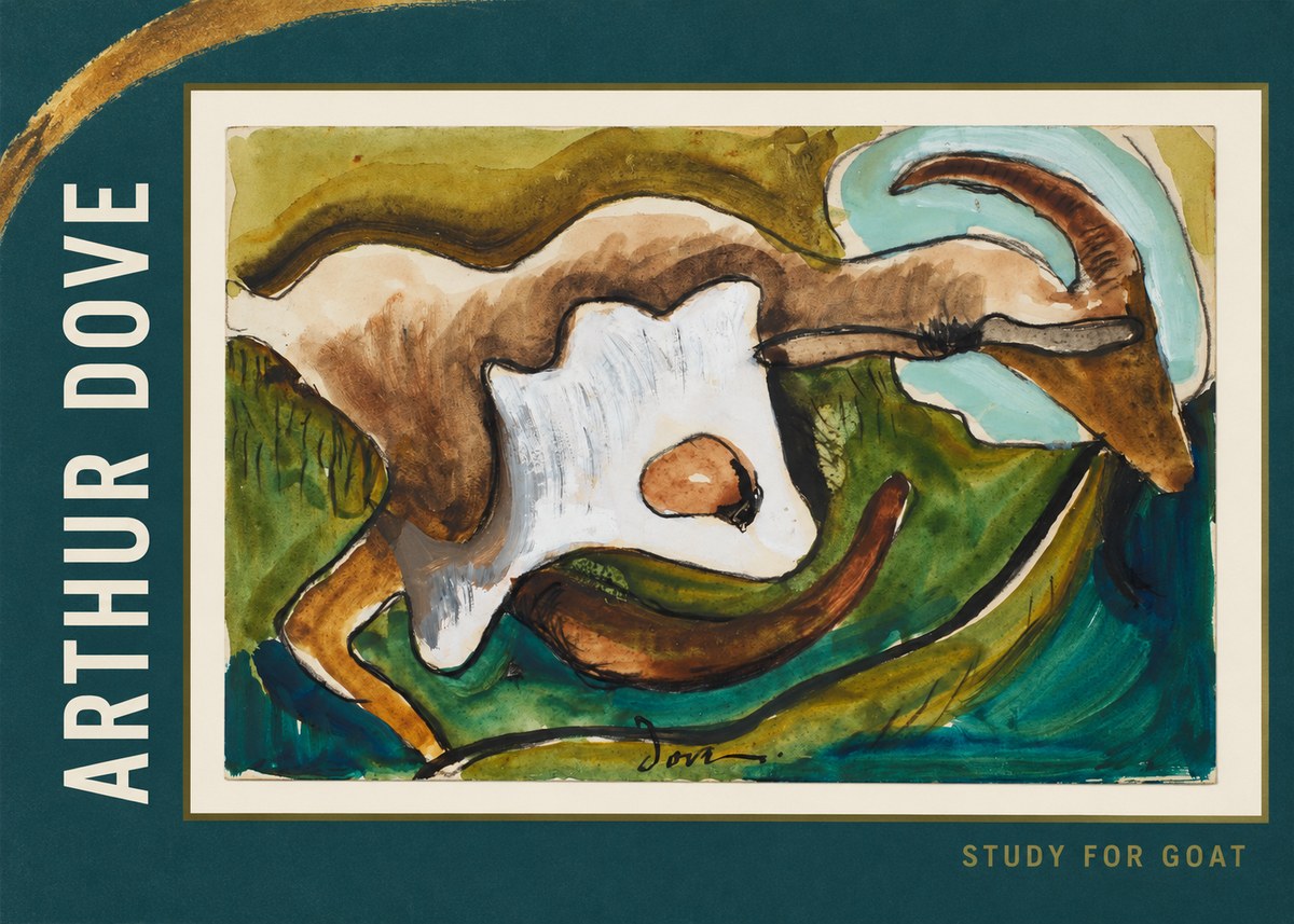 Arthur Dove Study for Goat No2 - Juliste