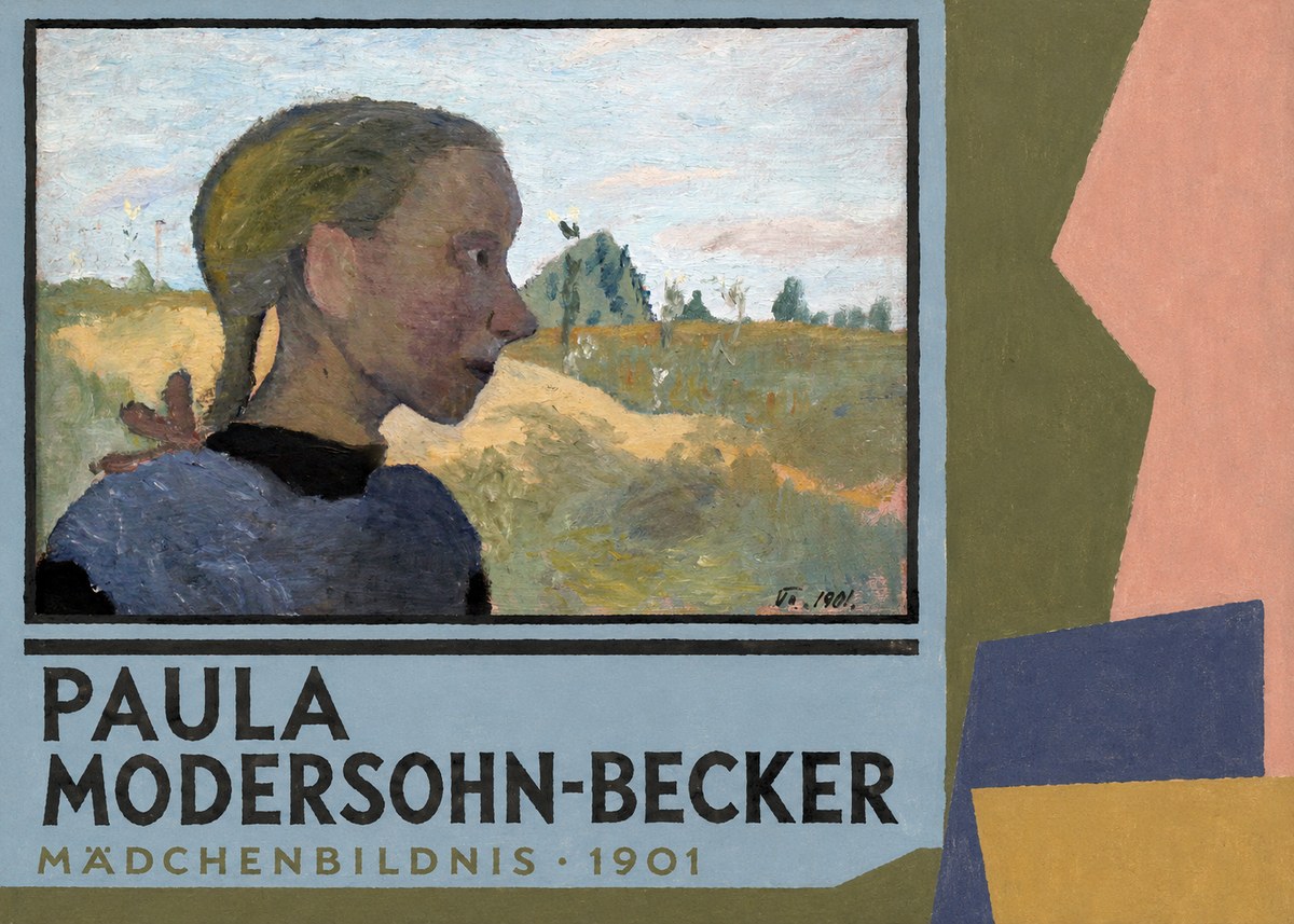 Paula Modersohn-Becker Mädchenbildnis · 1901 No2 - Juliste