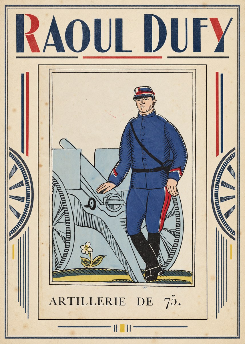 Raoul Dufy Artillerie De 75. No1 - Juliste