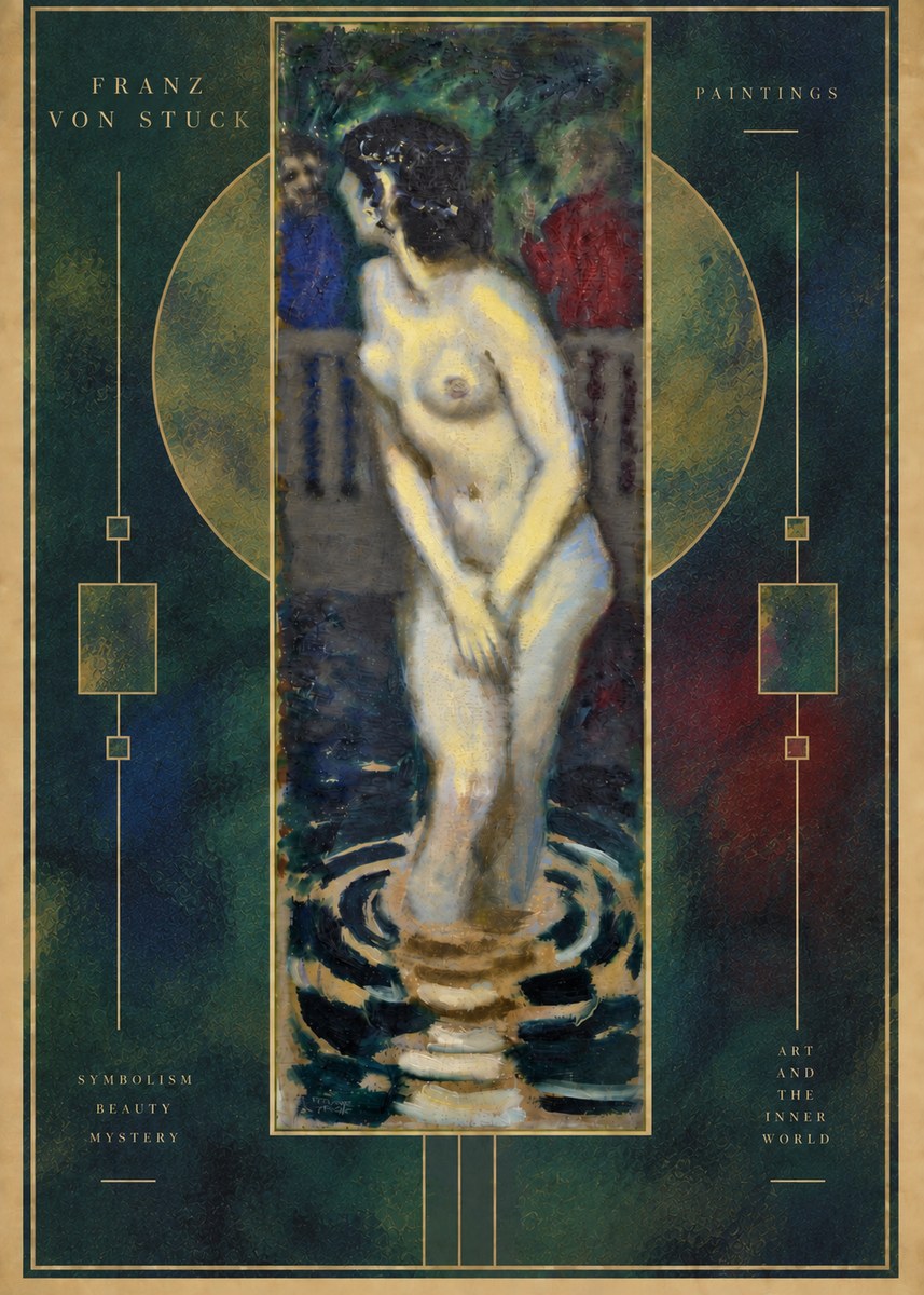 Franz von Stuck The Bather No6 - Juliste