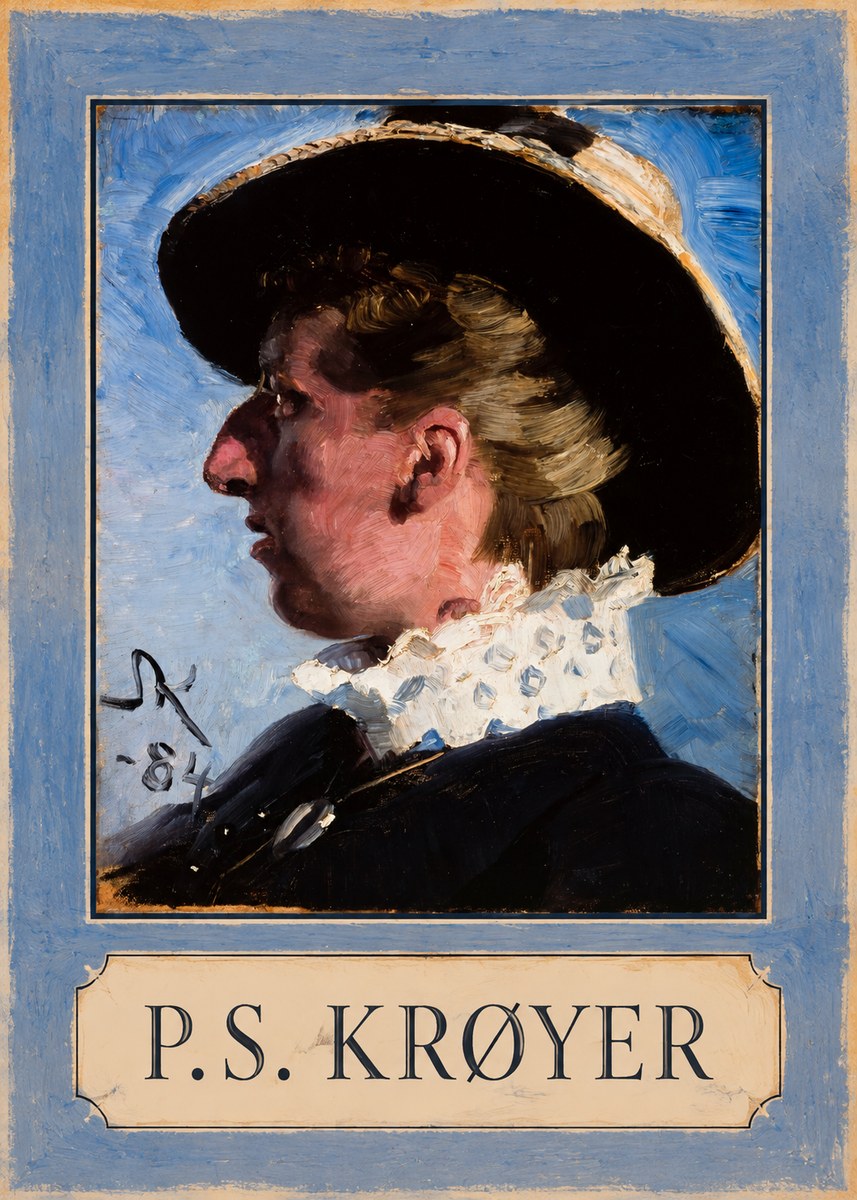 P.S. Krøyer Self-portrait II No1 - Juliste