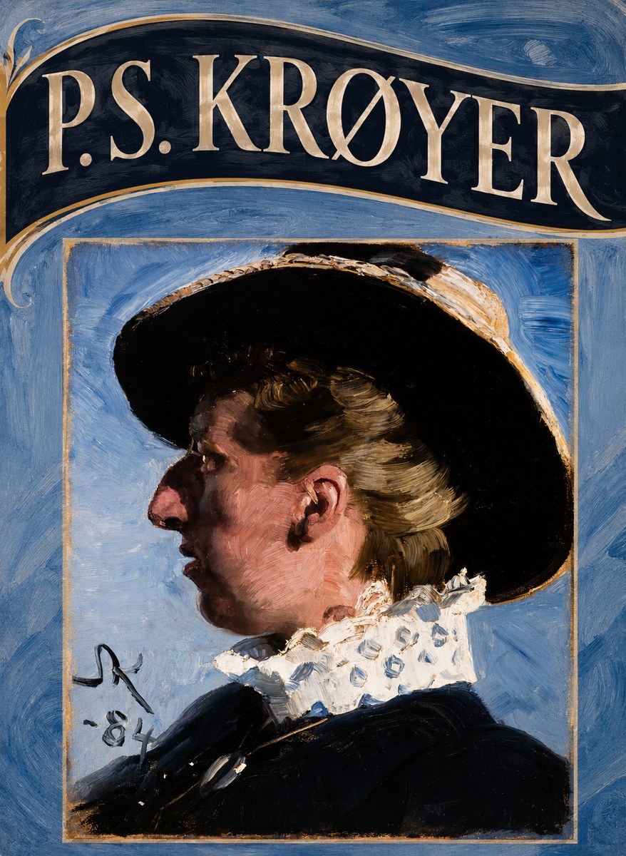 P.S. Krøyer Self-portrait II No5 - Juliste