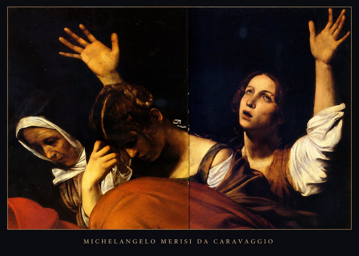 Michelangelo Merisi da Caravaggio The Entombment of Christ I No5 - Juliste