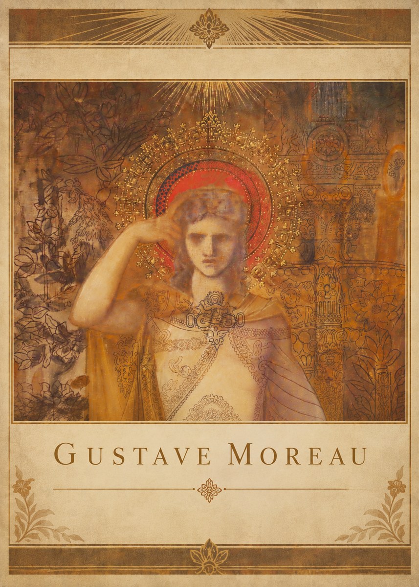 Gustave Moreau The Messenger No5 - Juliste