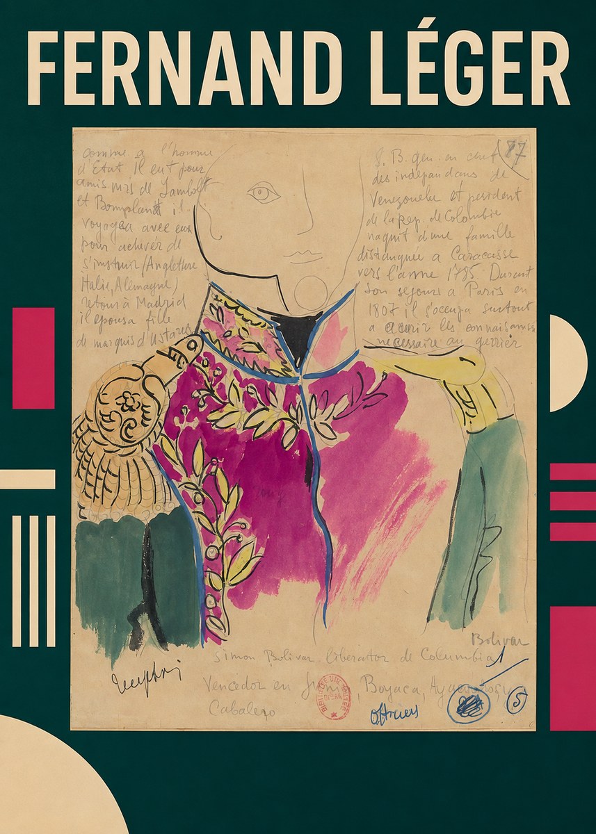 Fernand Léger Bolívar No1 - Juliste