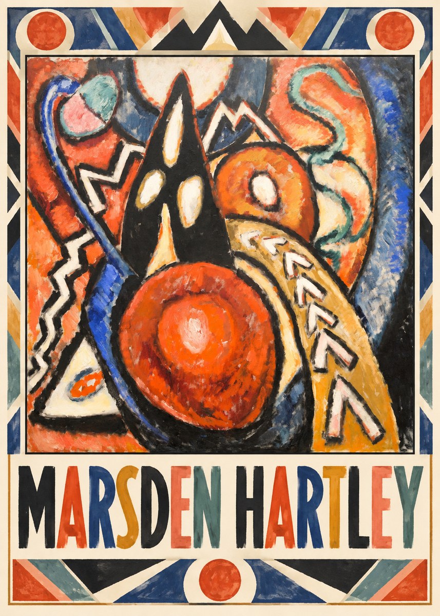 Marsden Hartley Marsden Hartley No1 - Juliste