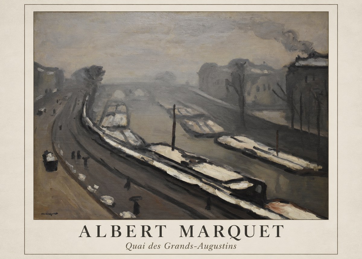 Albert Marquet Quai Des Grands-augustins No1 - Juliste