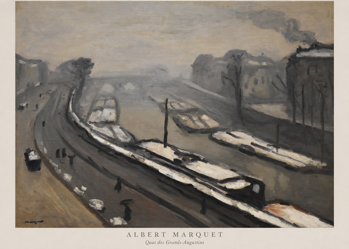 Albert Marquet Quai Des Grands-augustins No6 - Juliste