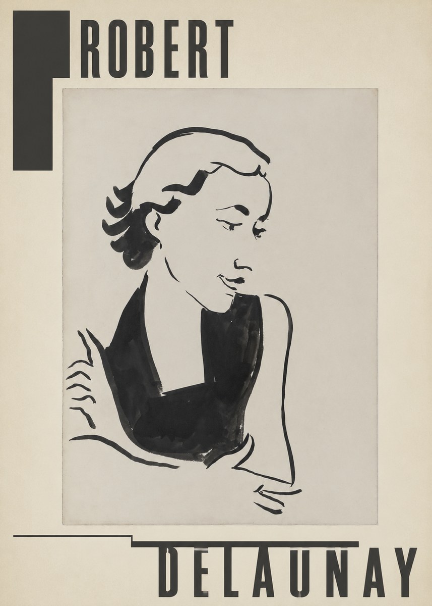 Robert Delaunay Figure Study No3 - Juliste