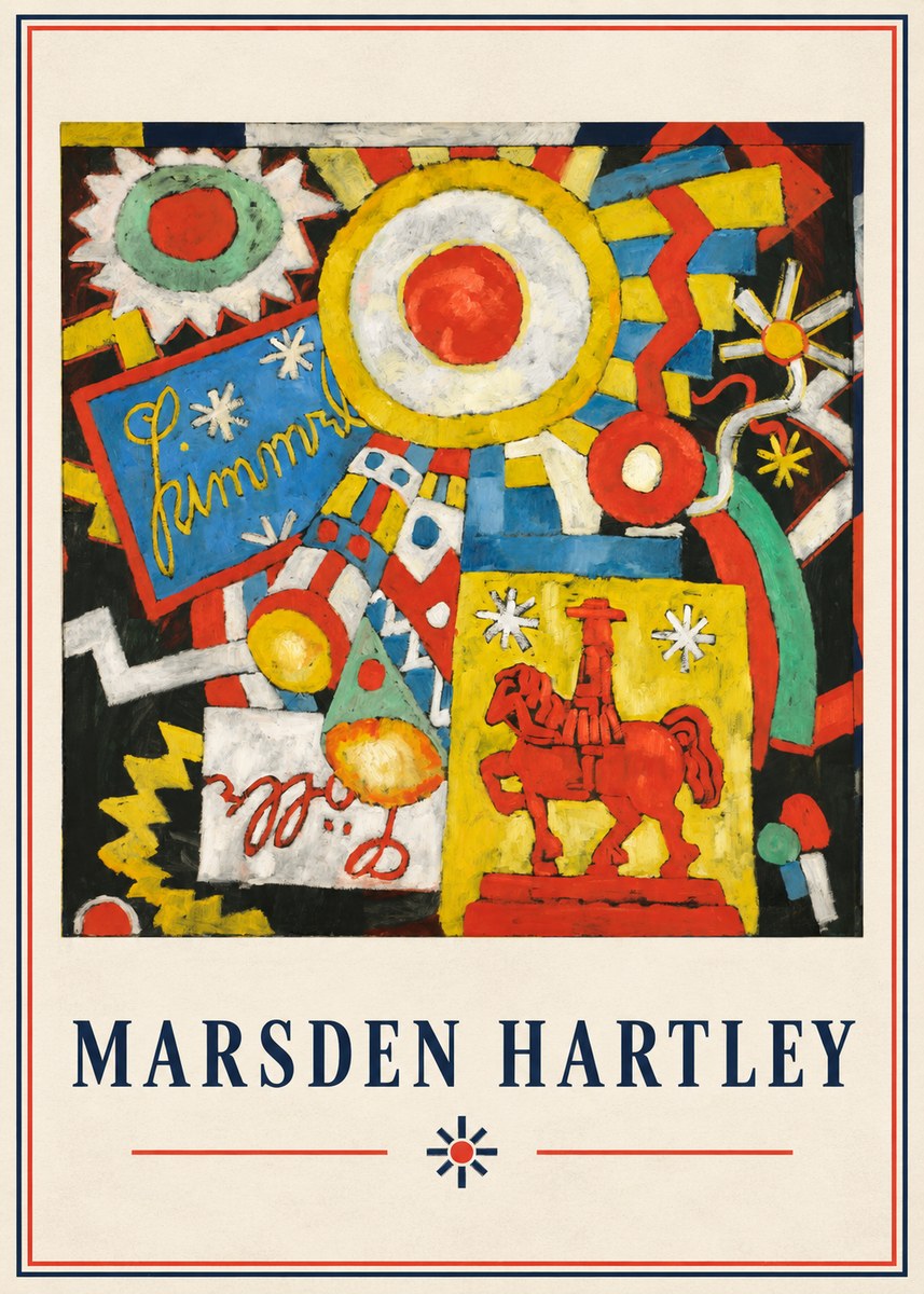 Marsden Hartley Himmel Lille No4 - Juliste