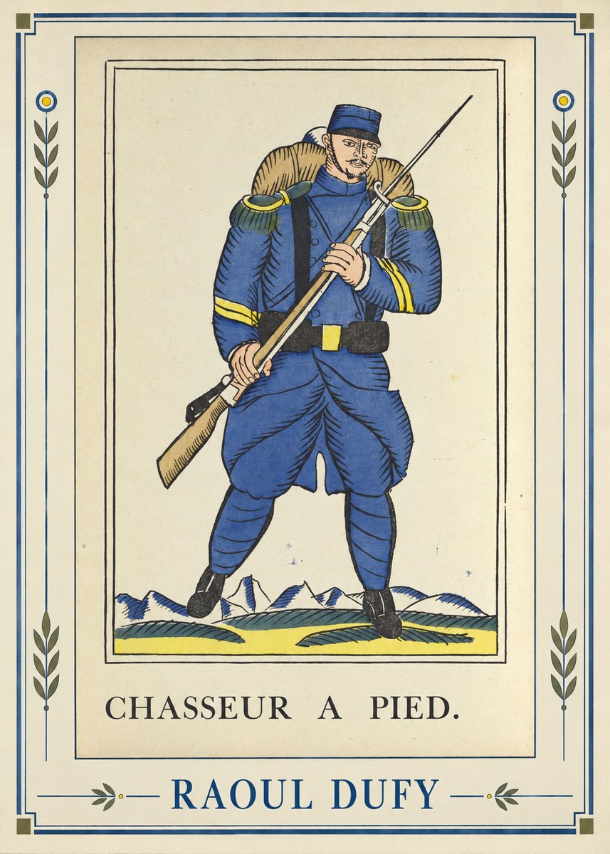 Raoul Dufy Chasseur a Pied. No1 - Juliste