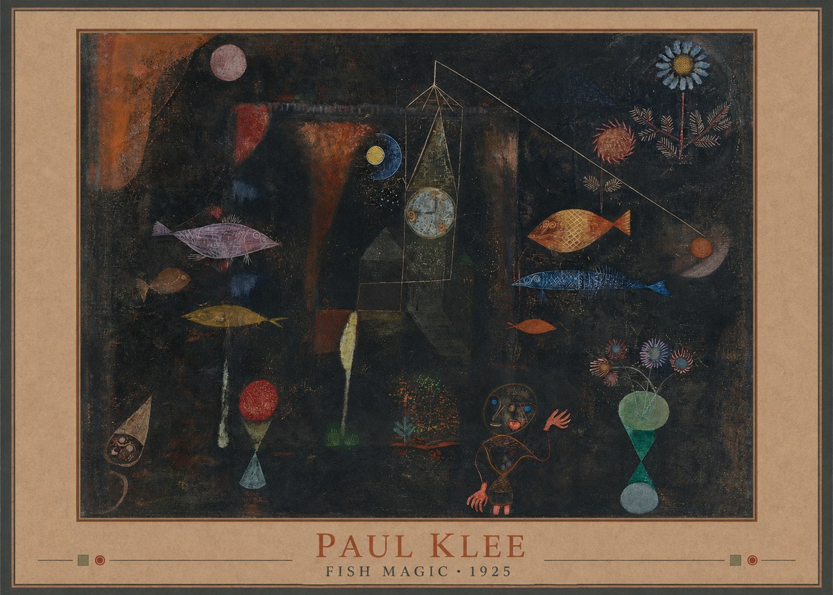Paul Klee Fish Magic I No1 - Juliste