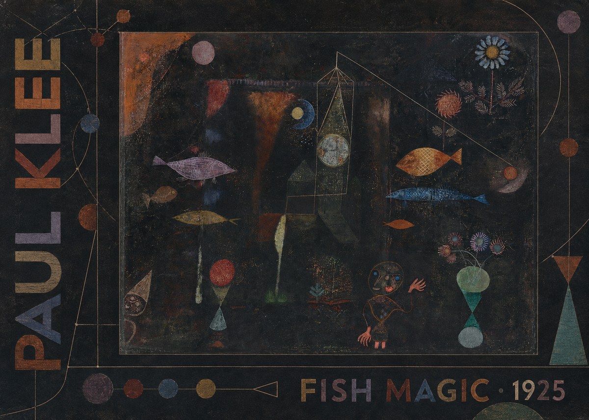 Paul Klee Fish Magic I No6 - Juliste
