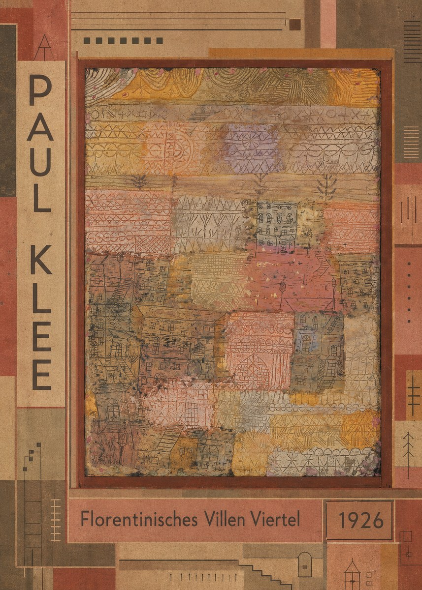 Paul Klee Florentinisches Villen Viertel No2 - Juliste