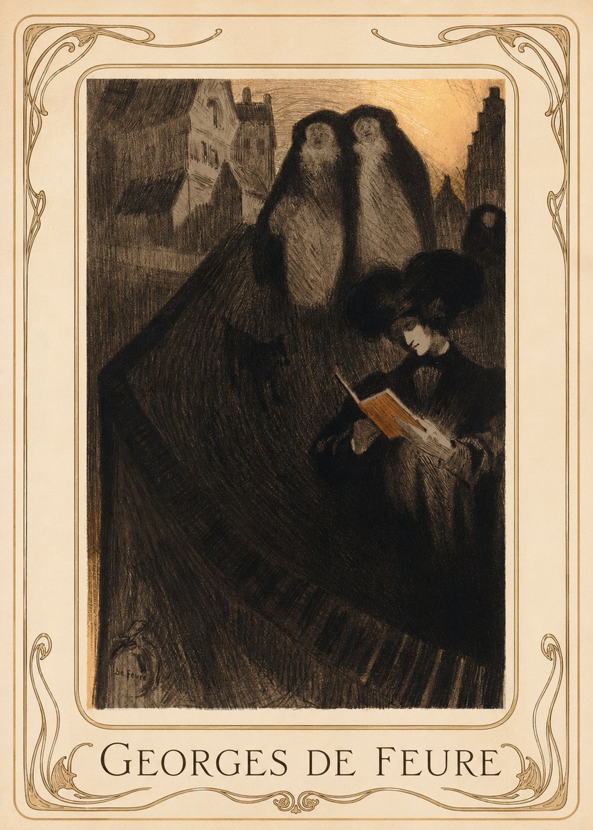 Georges de Feure La Liseuse No1 - Juliste