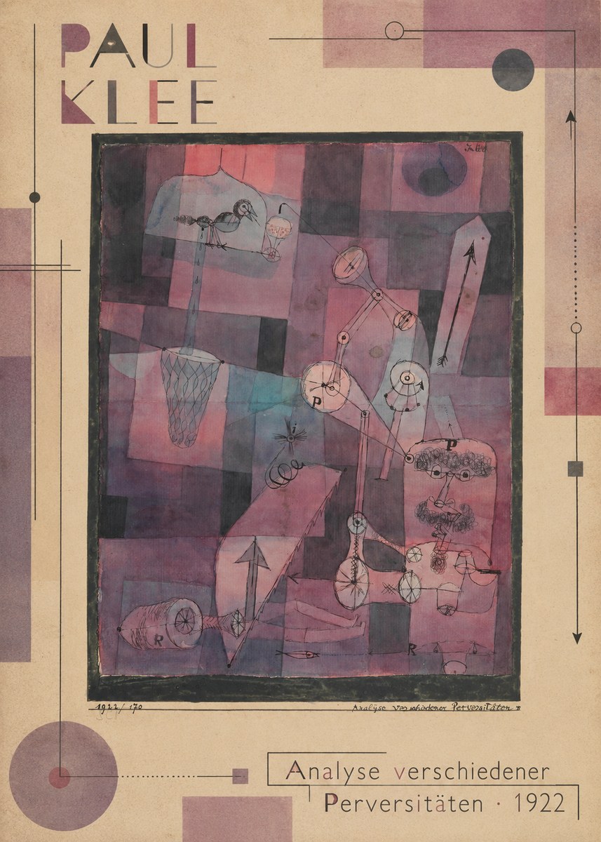 Paul Klee Analyse Verschiedener Perversitäten No6 - Juliste