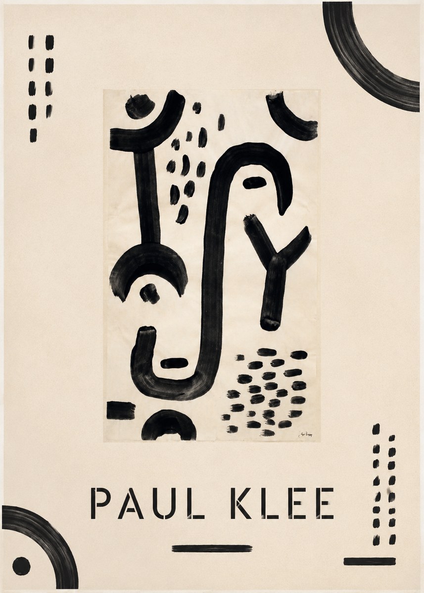 Paul Klee Face of the Goddess No1 - Juliste