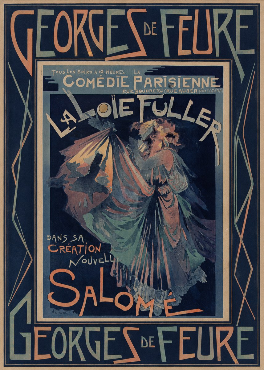 Georges de Feure La Loïe Fuller - Salomé II No5 - Juliste