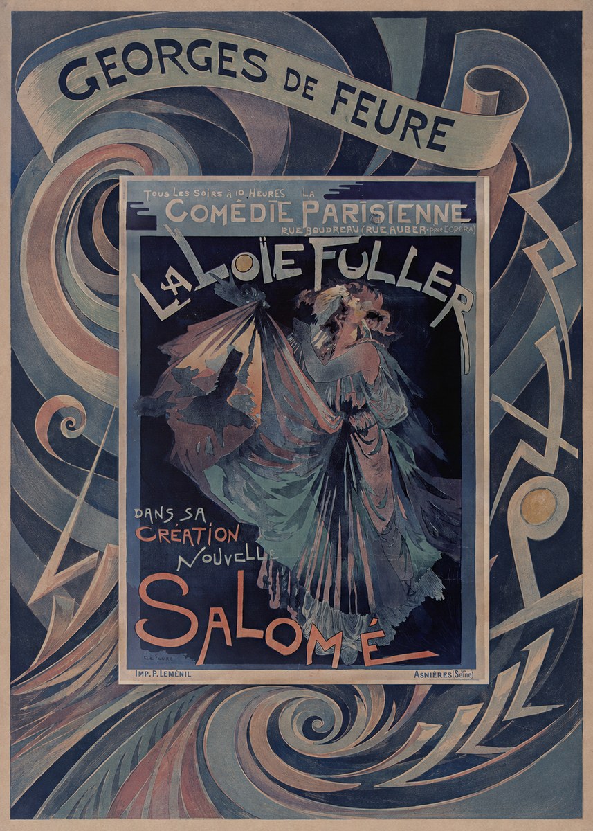Georges de Feure La Loïe Fuller - Salomé II No6 - Juliste