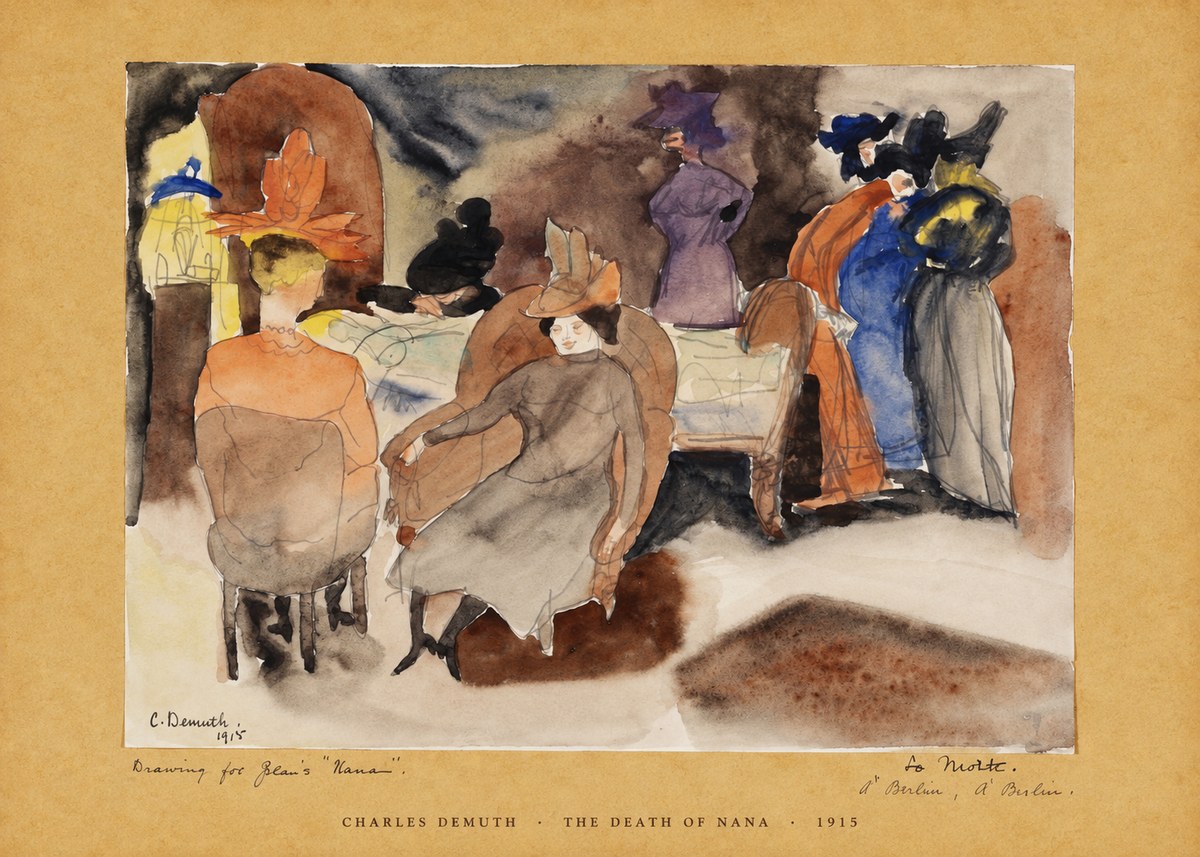 Charles Demuth The Death of Nana No6 - Juliste