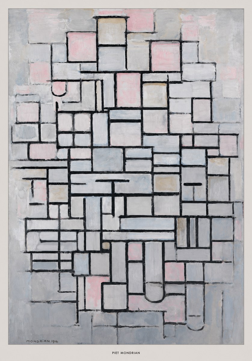 Piet Mondrian Composition No. Iv • 1914 No6 - Juliste