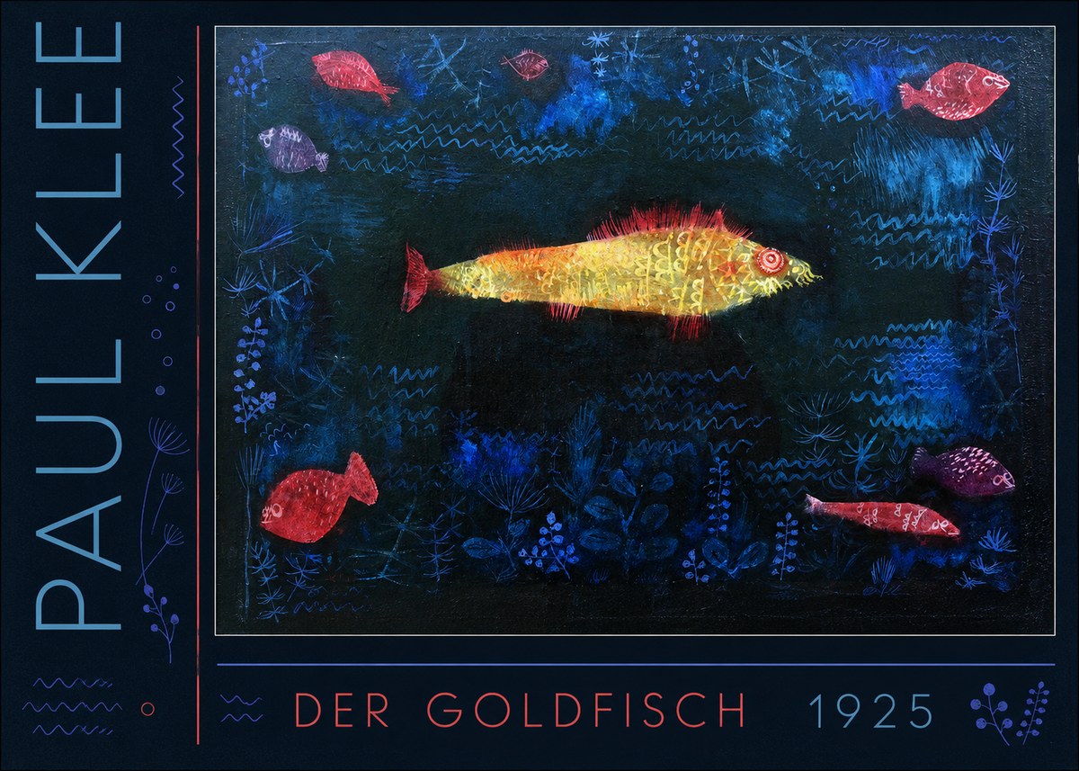 Paul Klee Der Goldfisch No2 - Juliste